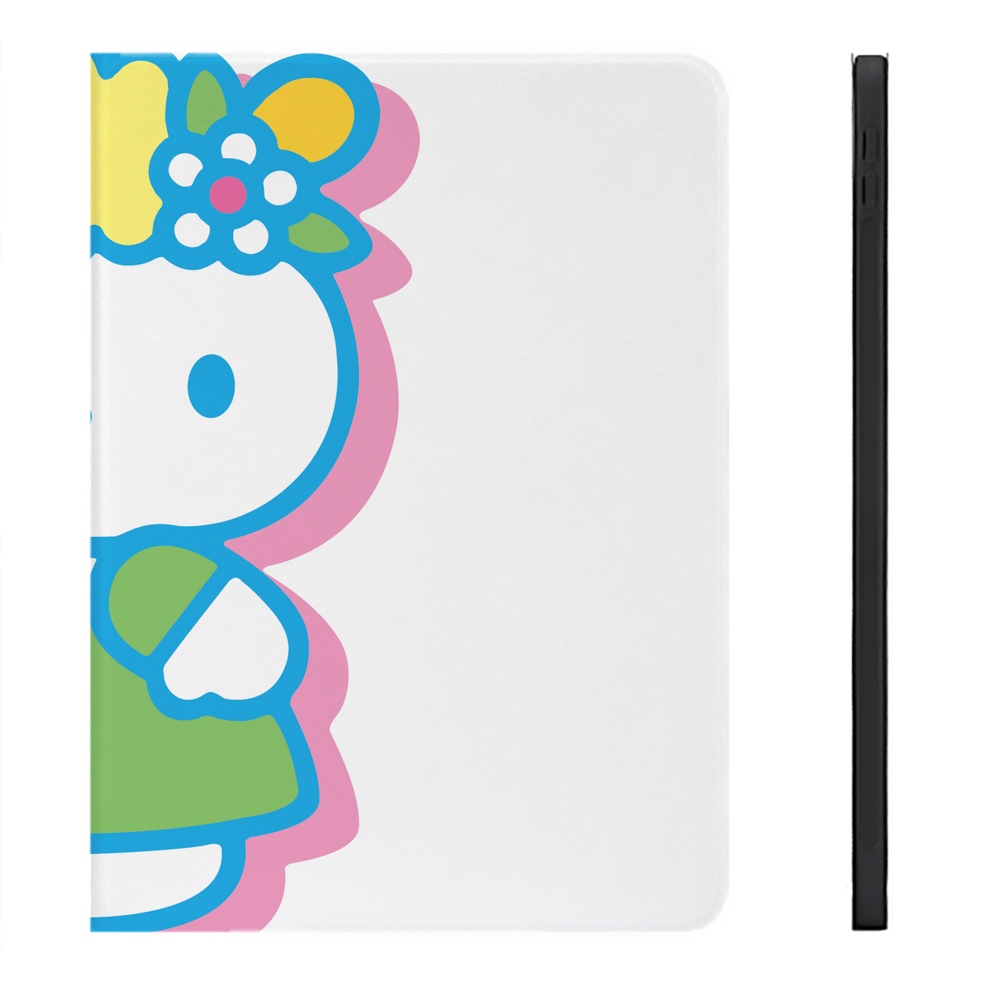 （画像用） Hello Kitty ハローキティ IPadケース ペンホルダー付き ブックスタイルデザイン